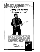 Fender Hellecasters-Jerry-Donohue-Stratocaster - Owners Manual